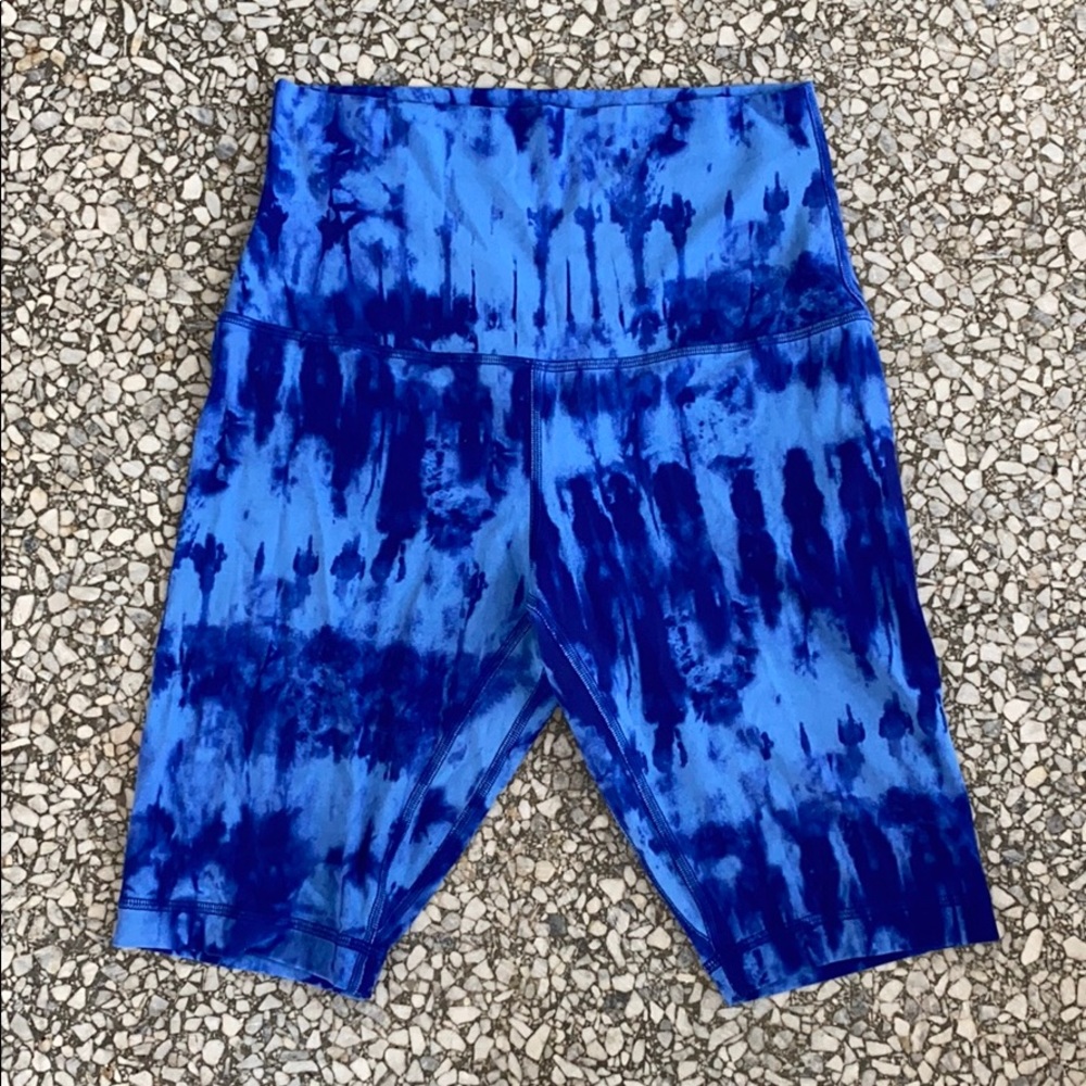 Lululemon Tie Dye Biker Shorts
